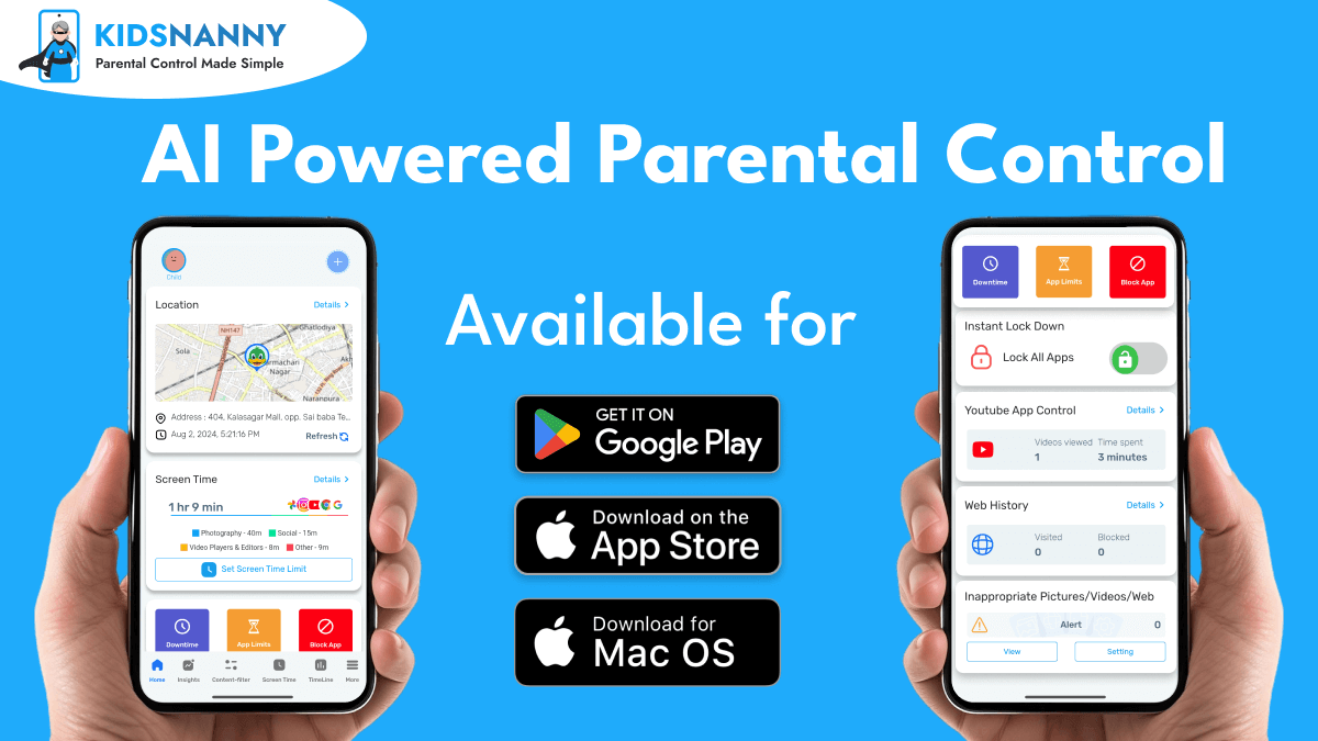 Best AI Parental Control App - KidsNanny