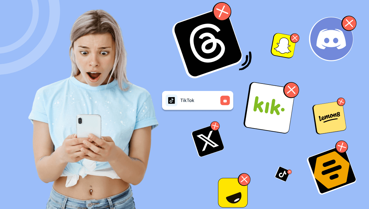 Social media parental control app